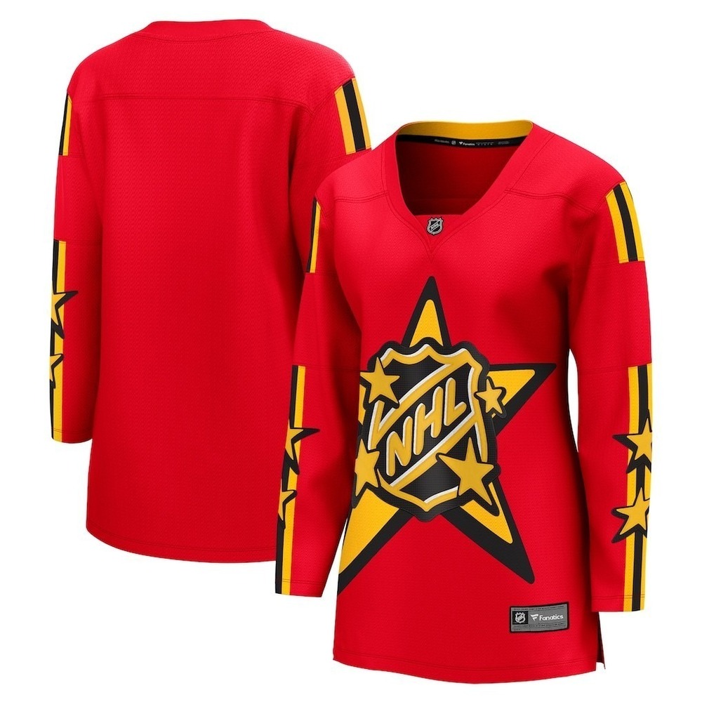Fanatics‎ Red 2024 NHL All-Star Game Breakaway Hockey Jersey Size Women's Medium